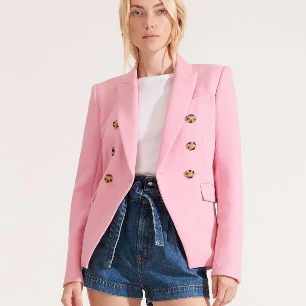 Veronica Beard Miller Dickey Jacket in Pink - Picture 2 of 5